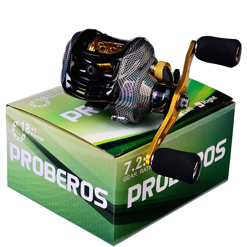 Carretilha Proberos CP-2500 - 12Kg Drag - 17+1 Rolamentos - Recolhimento 7.2:1